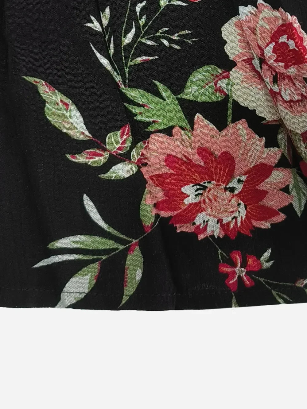 Plus Size Floral Flare Sleeve Dress - Southern Shores Clothing