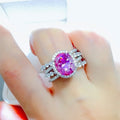 3 Carat Moissanite Sterling Silver Ring Coastal Style - Southern Shores Clothing