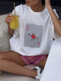 Oversized Round Neck Short Sleeve Tee With Relaxed Fit - Southern Shores Clothing