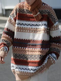 Cozy Classic Vintage Round Neck Knitted Sweater - Southern Shores Clothing