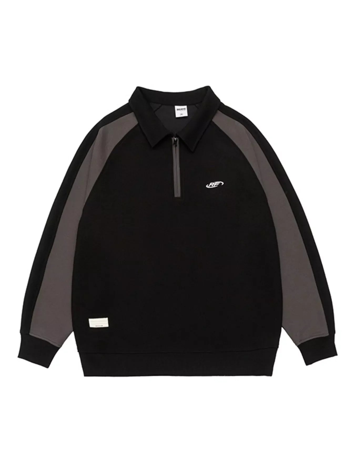 Plus Size Two-Tone Raglan Quarter Zip Sweatshirt - Southern Shores Clothing