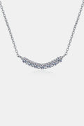 1.4 Carat Moissanite Sterling Silver Necklace - Southern Shores Clothing