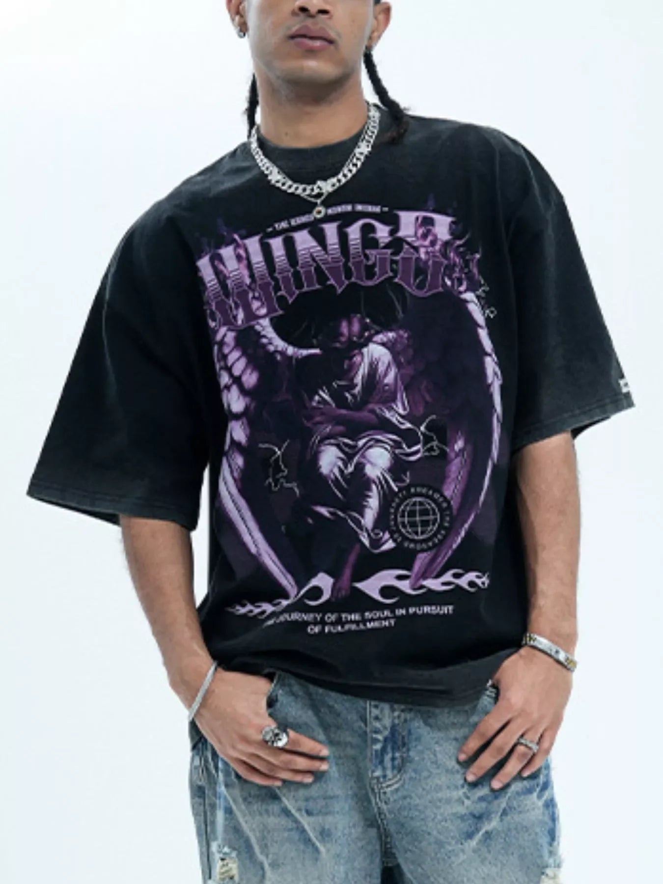 Oversized Graphic Short Sleeve T Shirt Relaxed Fit - Southern Shores Clothing