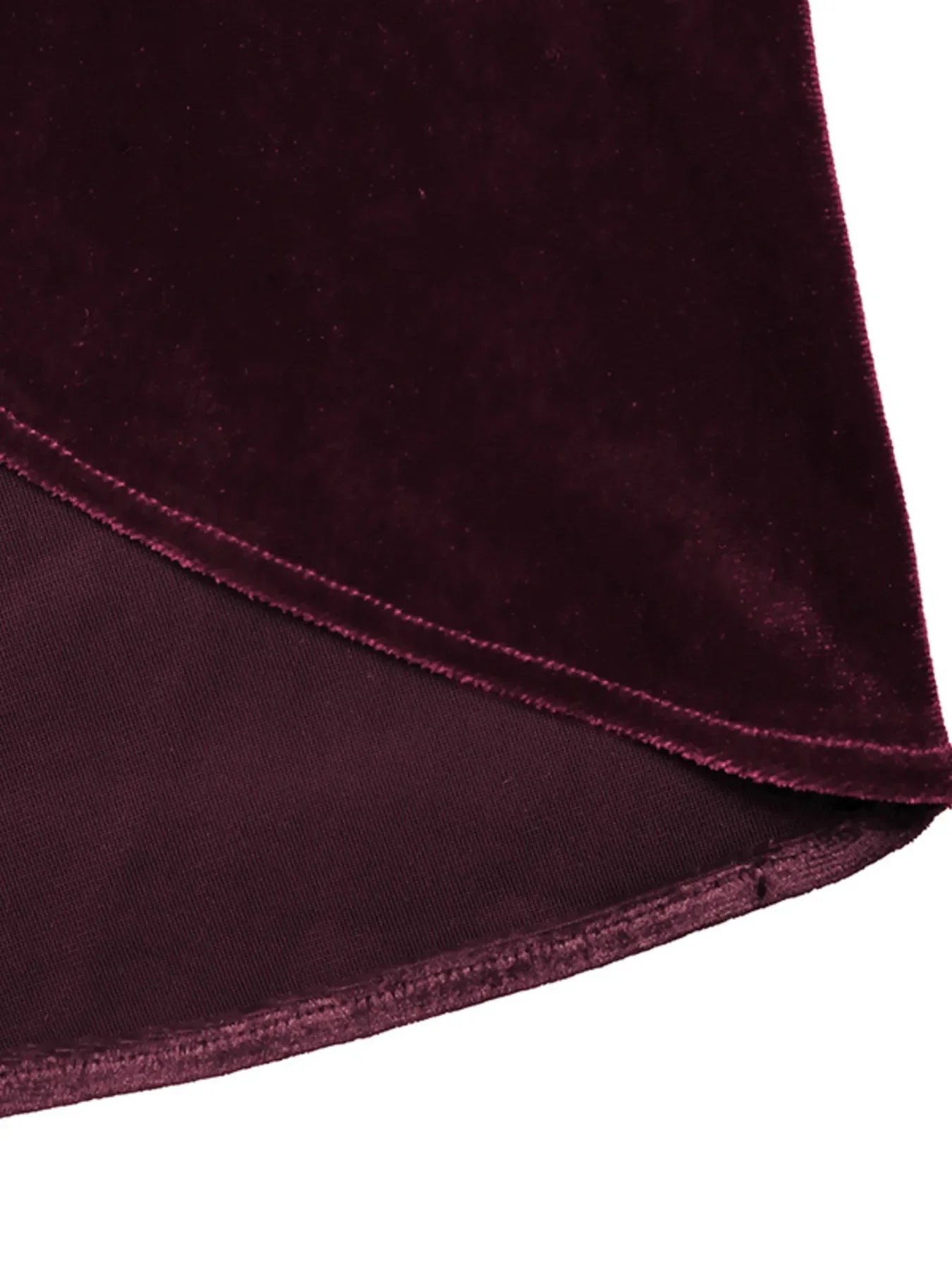 Velvet Side Tied Skirt With Front Slit Classic Style - Southern Shores Clothing