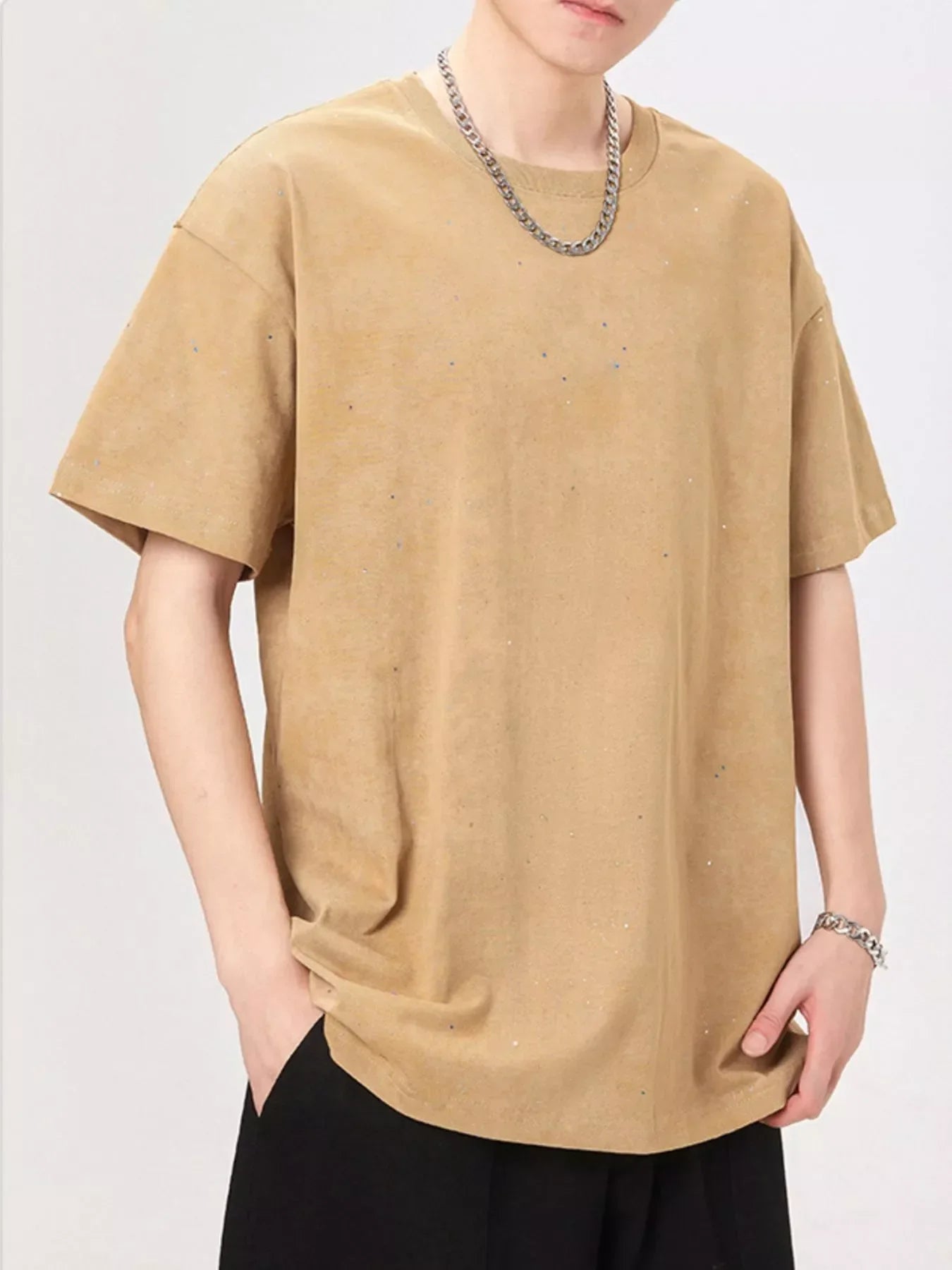 Plus Size Oversized Round Neck T Shirt Relaxed Fit - Southern Shores Clothing