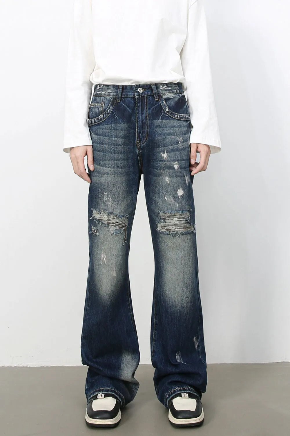 Men's Distressed Jeans
