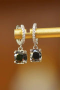 2 Carat Moissanite Sterling Silver Drop Earrings - Southern Shores Clothing