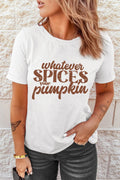 Whatever Spices Your Pumpkin Graphic Tee - Southern Shores Clothing