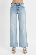 Plus Size Tummy Control High Rise Denim Jeans - Southern Shores Clothing