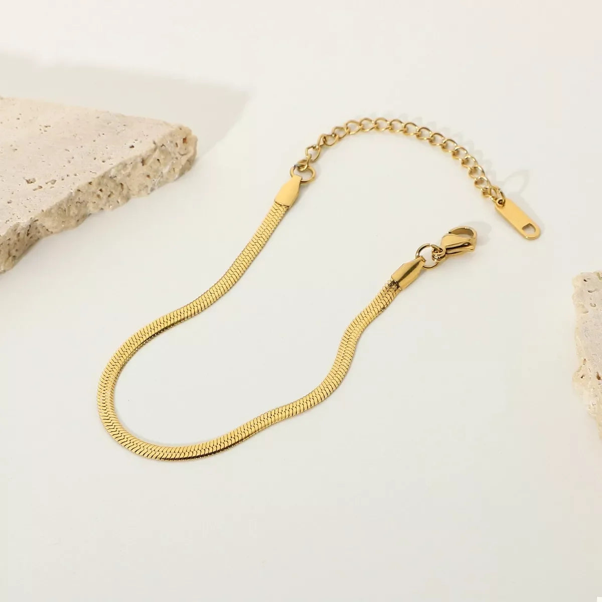 Minimalist 18K Gold-Plated Stainless Steel Chain Bracelet - Southern Shores Clothing