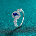 Sterling Silver Moissanite Ring 0.5 Carat - Southern Shores Clothing