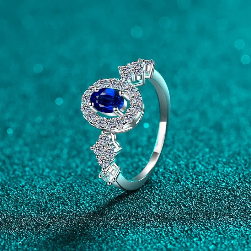 Sterling Silver Moissanite Ring 0.5 Carat - Southern Shores Clothing