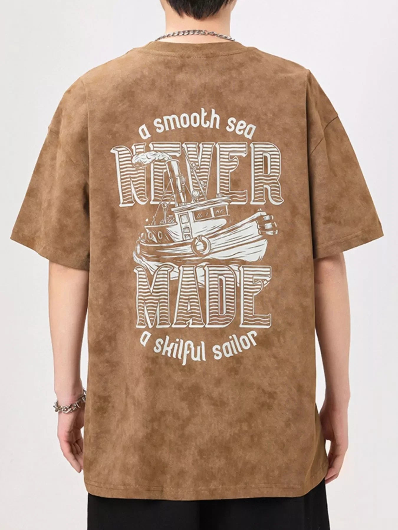 Plus Size Oversized Round Neck T Shirt, Relaxed Fit - Southern Shores Clothing