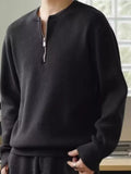 Plus Size Relaxed Fit Quarter Zip Sweater - Southern Shores Clothing