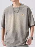 Oversized Plus Size Round Neck Cotton Spandex T Shirt - Southern Shores Clothing