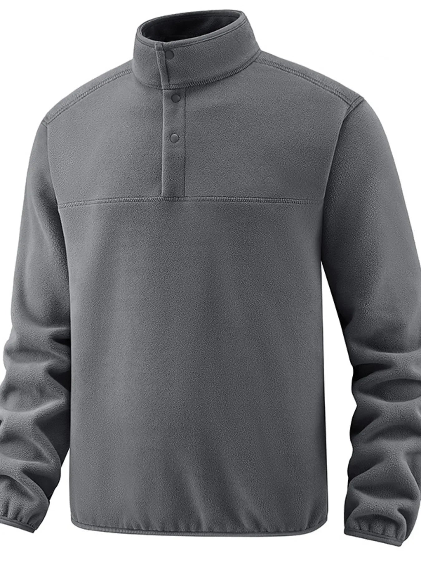 Plus Size Fleece Turtleneck Sweatshirt Cotton Spandex - Southern Shores Clothing