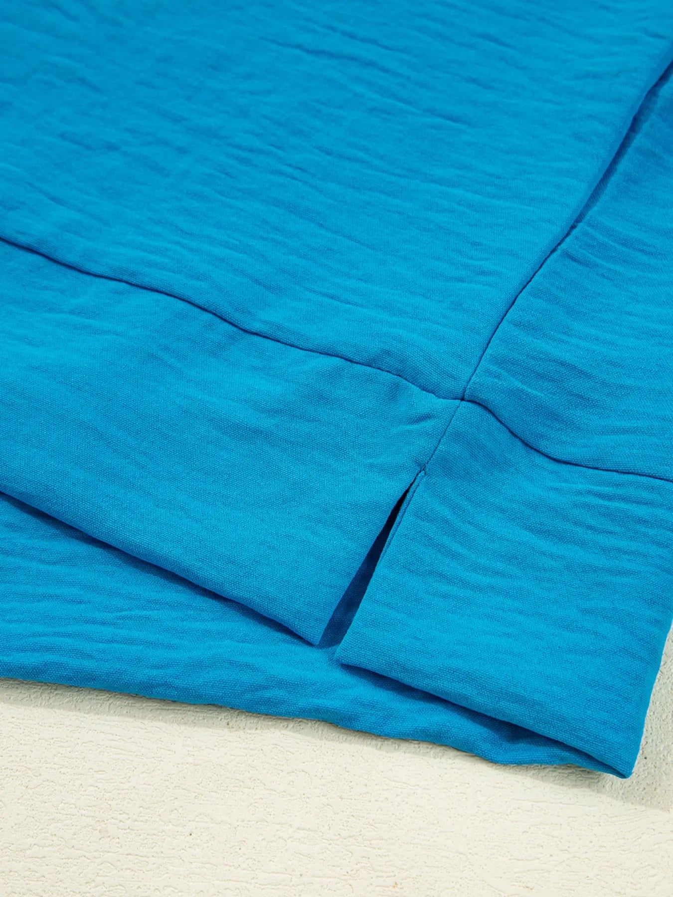 Textured Frill Smocked V-Neck Blouse Top - Southern Shores Clothing