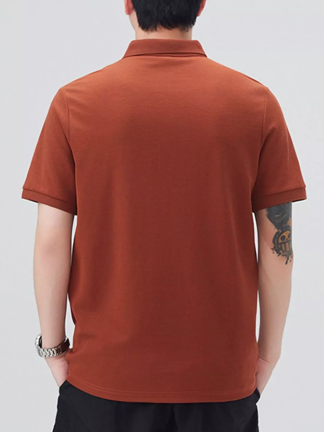 Plus Size Polo Shirt With Button Detail Classic - Southern Shores Clothing
