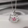 2 Carat Moissanite Pendant Platinum-Plated Sterling Silver - Southern Shores Clothing