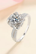 Sterling Silver Moissanite Ring With All Day Comfort Fit - Southern Shores Clothing