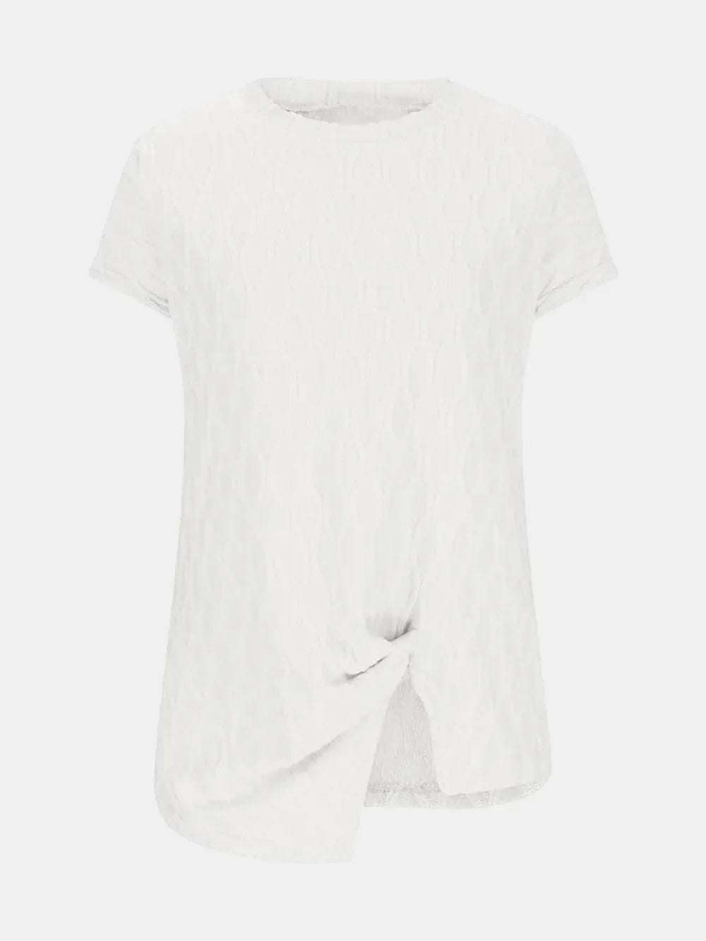 Full Size Round Neck Short Sleeve T-Shirt - Southern Shores Clothing