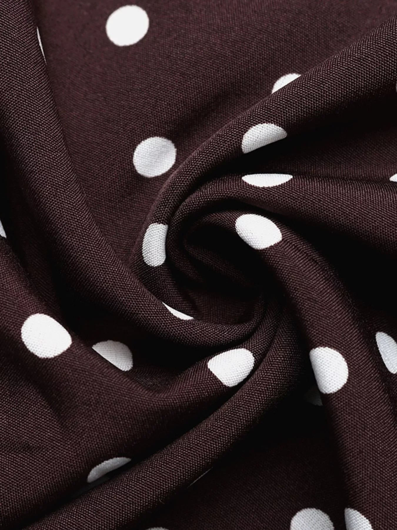 Halter Neck Maxi Dress With Polka Dot Pattern - Southern Shores Clothing