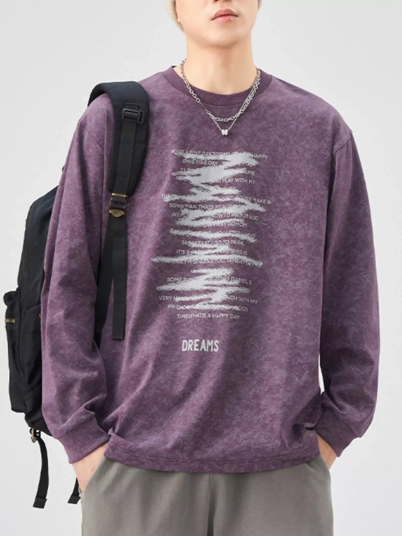 Plus Size Oversized Graphic Long Sleeve T Shirt - Southern Shores Clothing