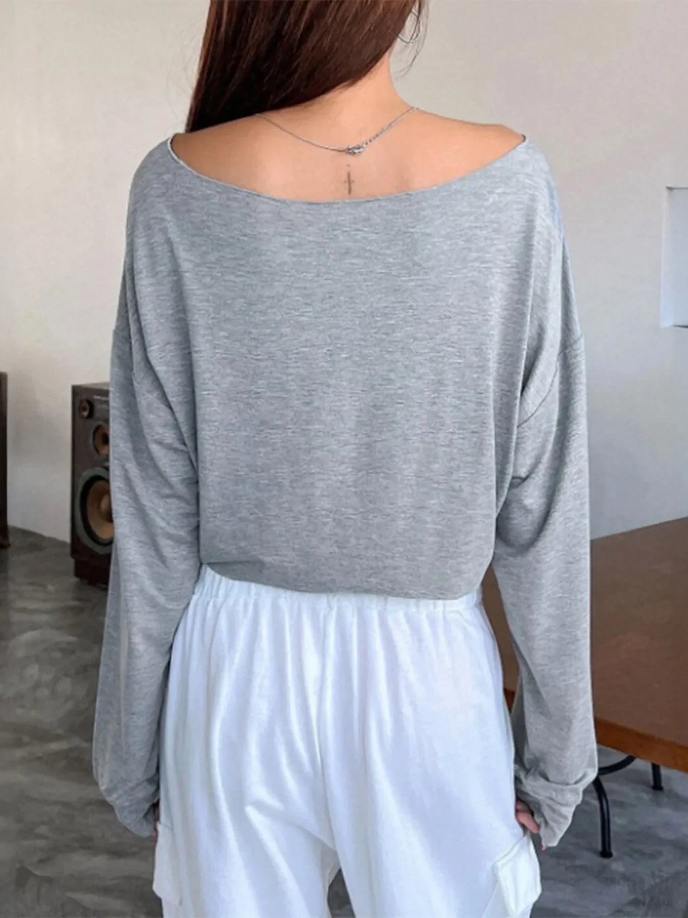 Boat Neck Long Sleeve T-Shirt - Southern Shores Clothing