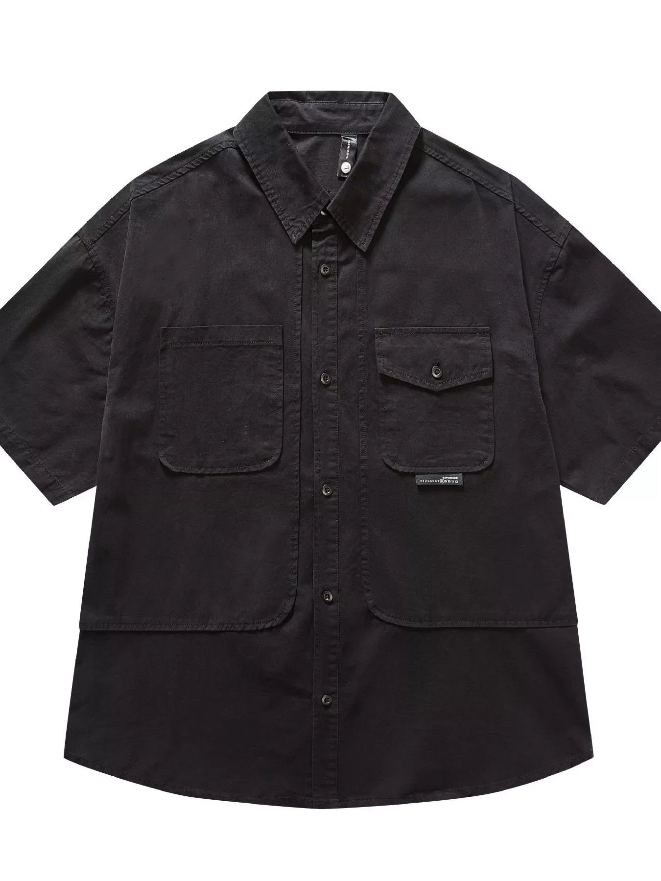 Plus Size Button Up Half Sleeve Cotton Shirt With Pocket - Southern Shores Clothing