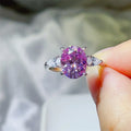 3 Carat Moissanite Ring In Sterling Silver - Southern Shores Clothing
