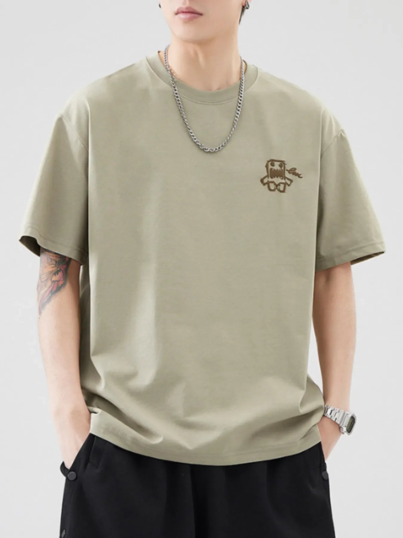 Plus Size Round Neck Half Sleeve T Shirt - Southern Shores Clothing