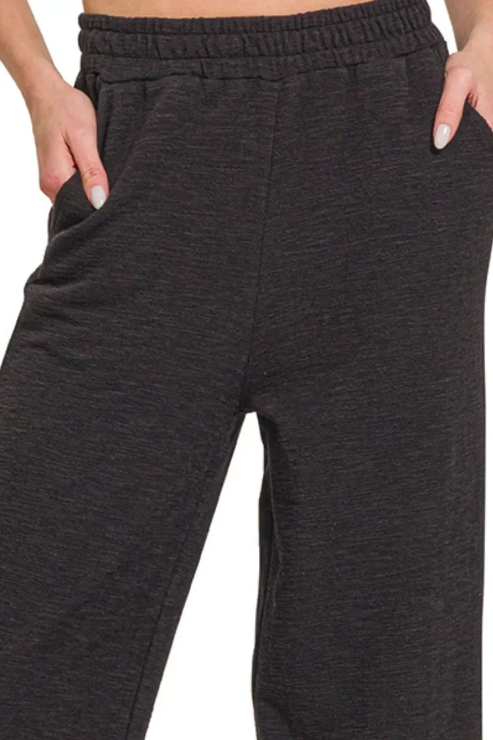 Breathable Cotton Slub Wide Leg Pants Everyday Comfort - Southern Shores Clothing