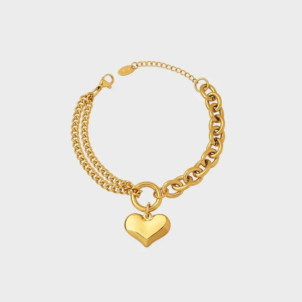 Half Chunky Chain Titanium Steel Bracelet - Southern Shores Clothing