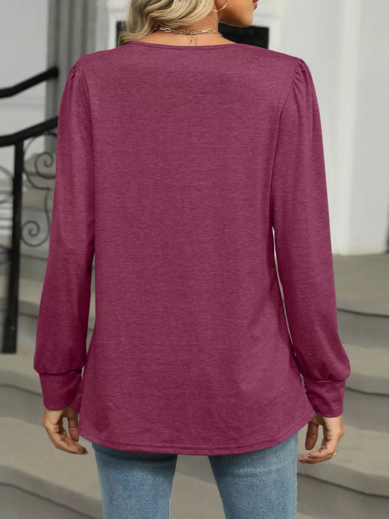 Long Sleeve Round Neck T-Shirt - Southern Shores Clothing