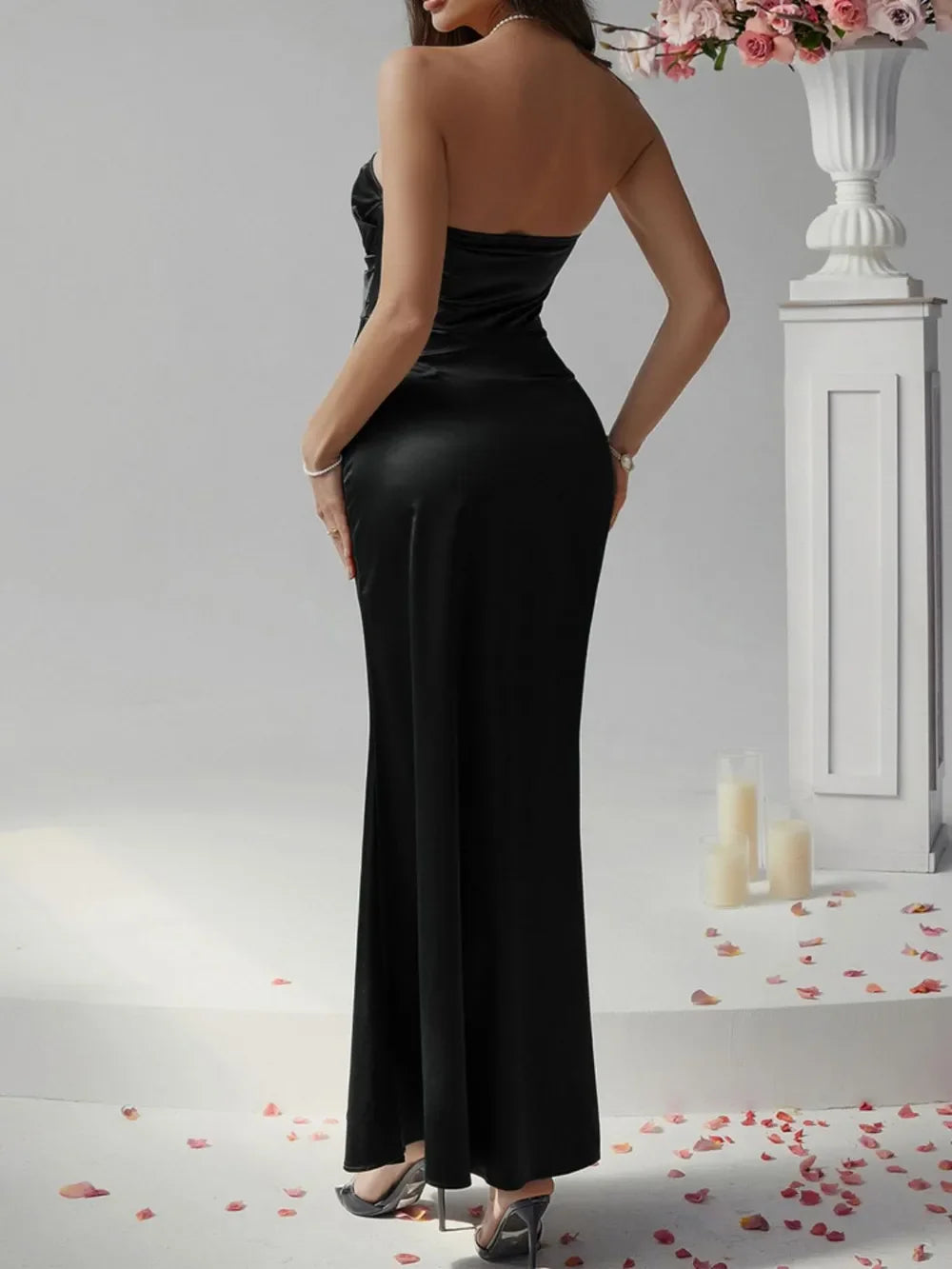 Ruched Tube Maxi Dress Coastal Everyday Style - Southern Shores Clothing