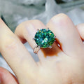 10 Carat Moissanite Sterling Silver Ring - Southern Shores Clothing