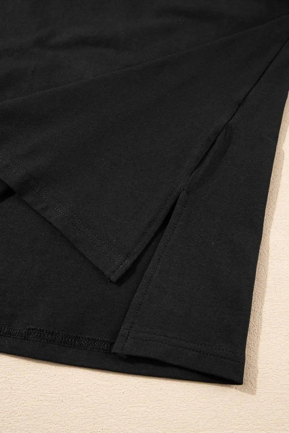 Slightly Stretchy Loose Half Sleeve Hi Low Hem Tee - Southern Shores Clothing