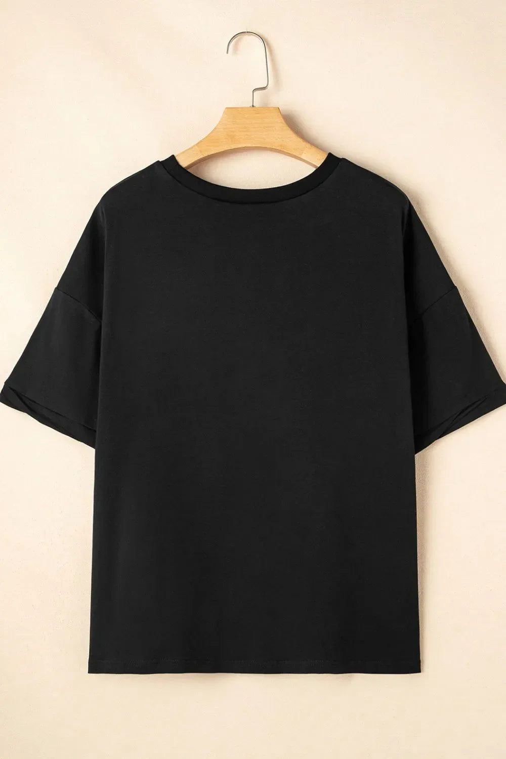 Slightly Stretchy Loose Half Sleeve Hi Low Hem Tee - Southern Shores Clothing