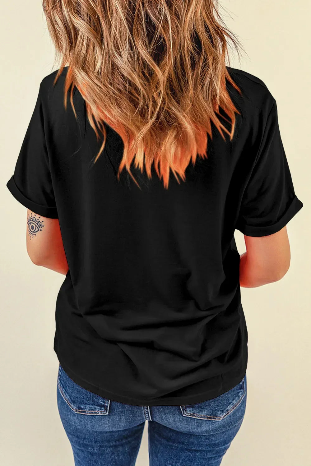 Raised On Country Graphic Round Neck Tee Polyester Blend - Southern Shores Clothing