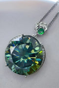 Moissanite Sterling Silver Pendant Necklace Everyday Wear - Southern Shores Clothing