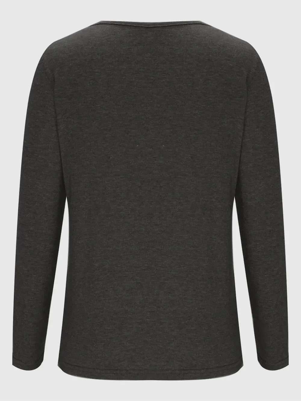 Crisscross V-Neck Long Sleeve T-Shirt - Southern Shores Clothing