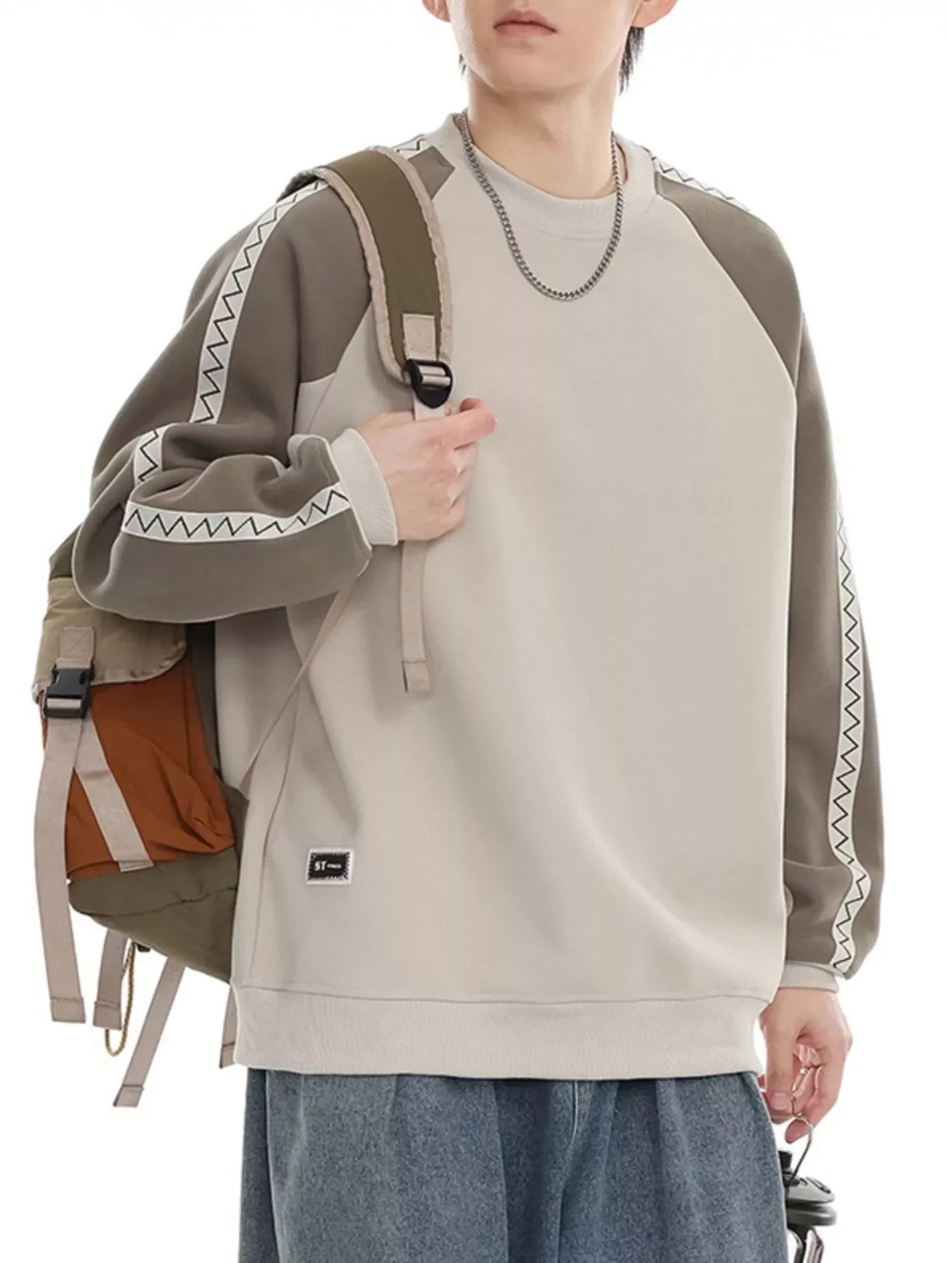 Plus Size Raglan Sleeve Sweatshirt Cotton Blend - Southern Shores Clothing