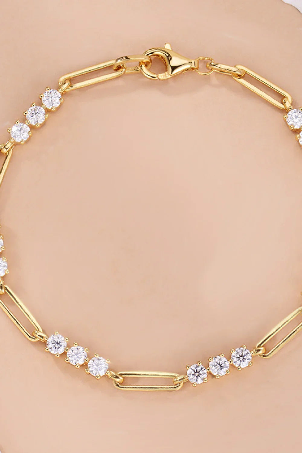 1.8 Carat Moissanite Sterling Silver Bracelet - Southern Shores Clothing