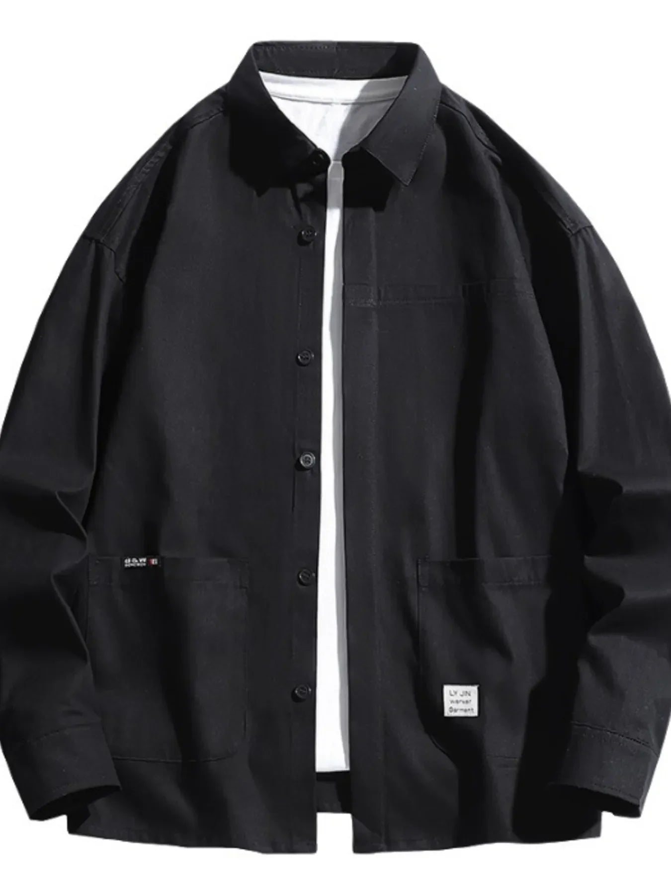 Plus Size Oversized Button Up Shirt With Chest Pocket - Southern Shores Clothing