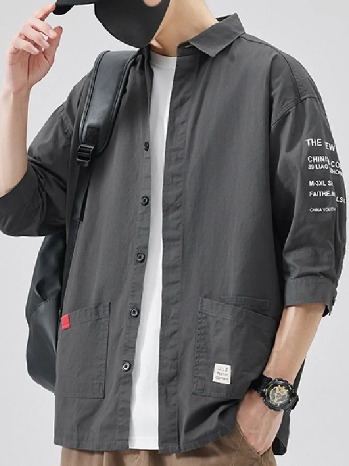 Oversized Plus Size Short Sleeve Button Up Shirt - Southern Shores Clothing