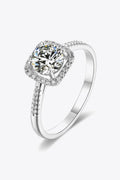 1 Carat Moissanite Zircon Ring Minimalist Design - Southern Shores Clothing