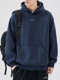 Plus Size Raglan Sleeve Kangaroo Pocket Hoodie - Southern Shores Clothing