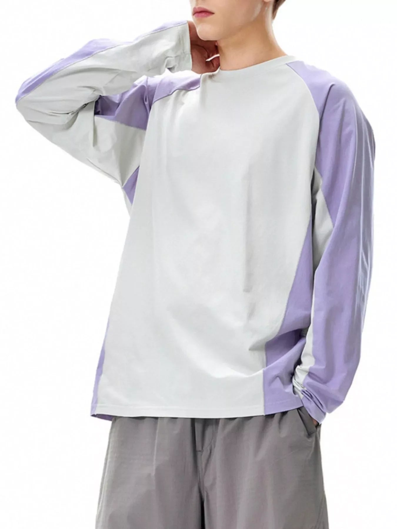 Slim Fit Raglan Long Sleeve T Shirt Polyester - Southern Shores Clothing