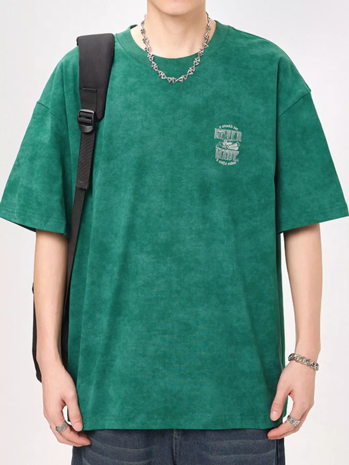 Plus Size Oversized Round Neck T Shirt, Relaxed Fit - Southern Shores Clothing