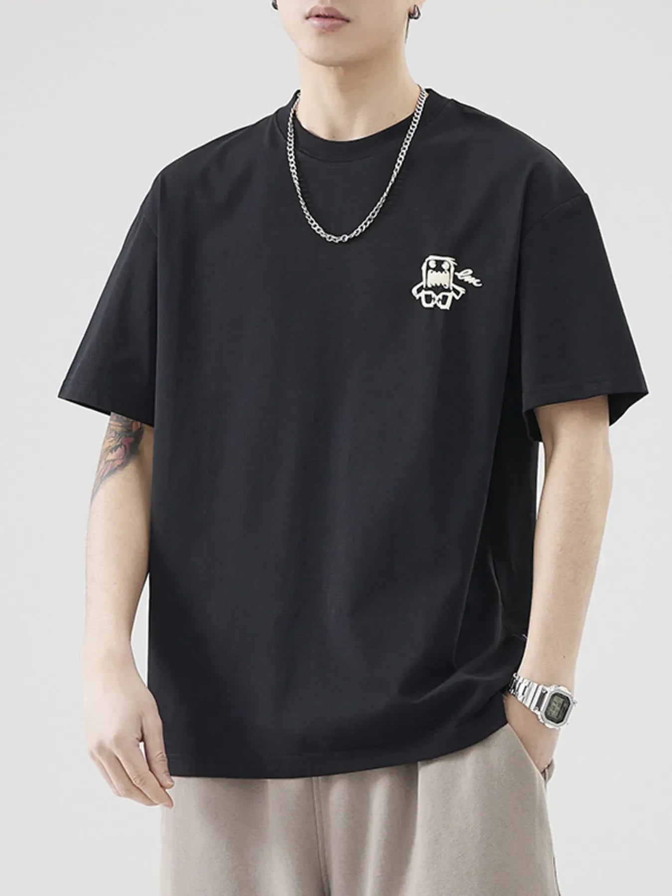 Plus Size Round Neck Half Sleeve T Shirt - Southern Shores Clothing